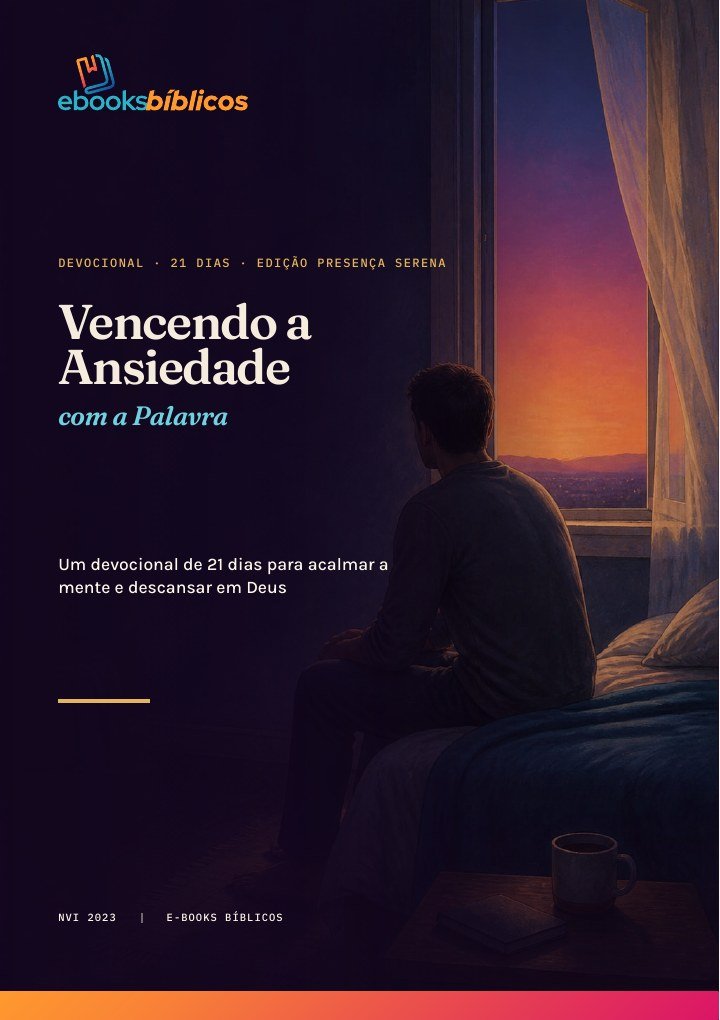 Capa do e-book Vencendo a Ansiedade